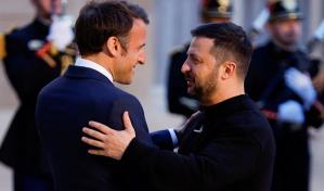 Macron reitera a Zelenski que espera avances sobre Ucrania en la cumbre de la OTAN