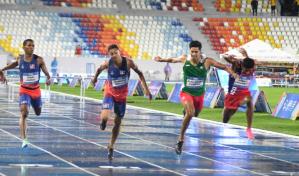 Juander Santos ganó el bronce en los 400 metros con obstáculos