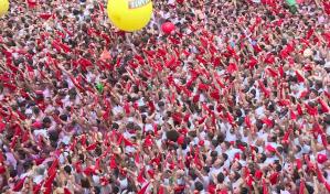 Arrancaron fiestas de San Fermín en España