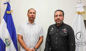 Director ejecutivo del Inefi visita al presidente del Indes de El Salvador
