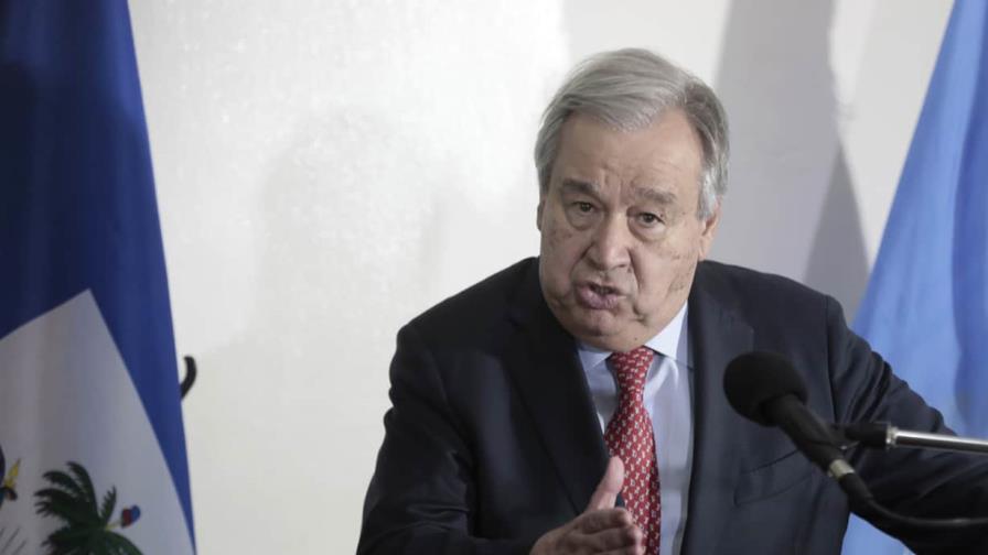 Guterres pide fuerza internacional para apoyar a Haití