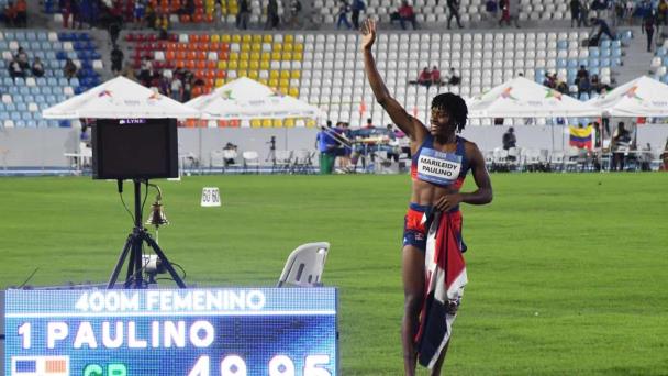 Video | Marileidy Paulino gana oro de los 400 metros planos de los Centroamericanos y rompe récord