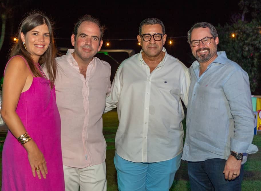 Marie Claire De Rainieri, Giovanni Rainieri,  Jesús Almanza y Fred Oscar Imbert.