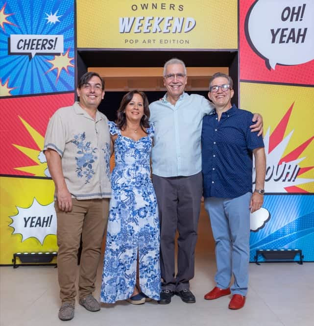 Mariano Somoza, Paula Estévez, Salvador Hasbún y Alan Cohen.