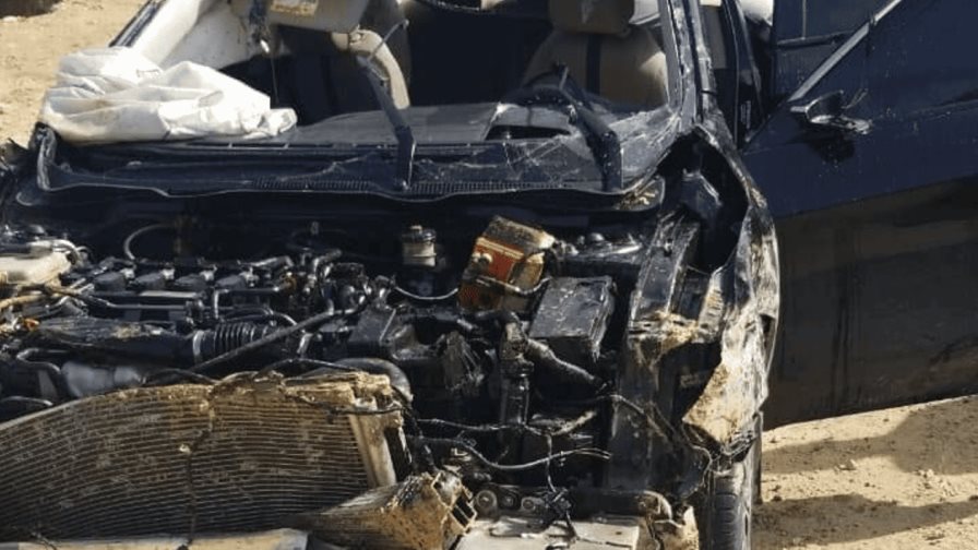 Joven muere y tres resultan heridos al caer carro por puente en construcción en Puerto Plata