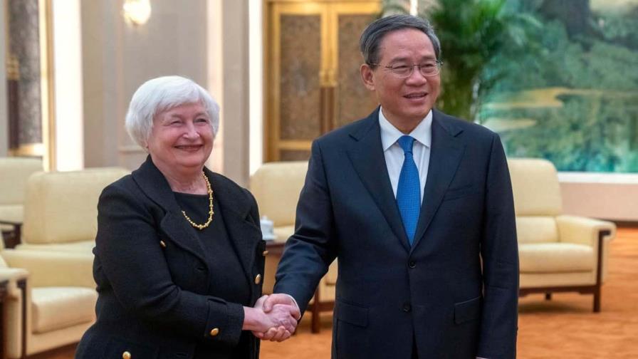 Yellen pide a China competencia sana y avisa que EEUU protegerá su seguridad nacional
