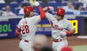 Con jonr&oacute;n de Pache Filis dan la vuelta para vencer a Marlins