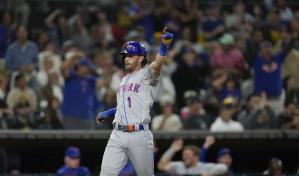 Mets vencen a Padres con doble de McNeil en la 10ma entrada