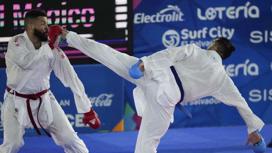 Castillo es tricampeón en karate; los Centroamericanos llegan a su fin