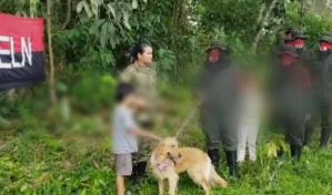 ELN  deja en libertad a militar colombiana que había secuestrado junto a sus dos hijos