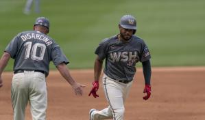 Con jonrones de Candelario, Meneses y Call, Nacionales superan a Rangers