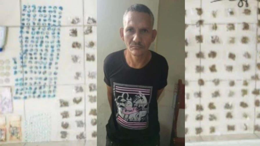 La Policía Nacional detiene a un hombre con 410 porciones de sustancias narcóticas en La Vega