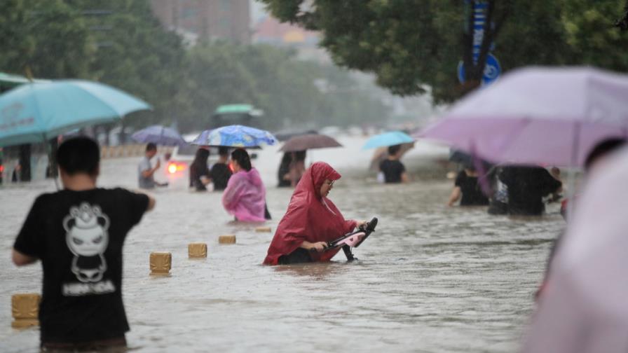 Doce ríos de China superan el nivel de alerta tras las fuertes precipitaciones