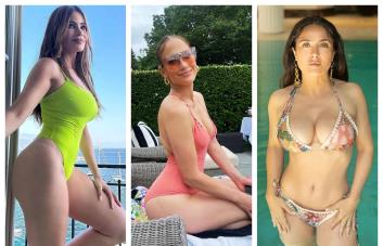 Salma Hayek, Sofía Vergara y JLo; las famosas cincuentonas se destapan en redes sociales