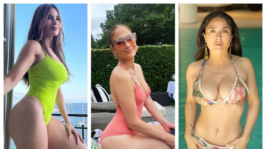 Salma Hayek, Sofía Vergara y JLo; las famosas cincuentonas se destapan en redes sociales