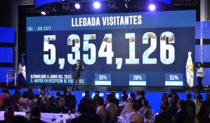 Llegan 5.3 millones de turistas a RD en seis meses