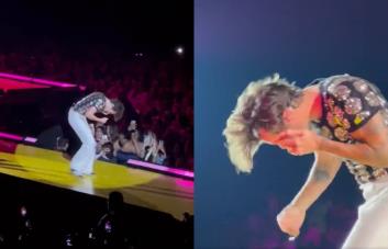 Harry Styles fue golpeado en la cara por un objeto lanzado por un fan durante concierto
