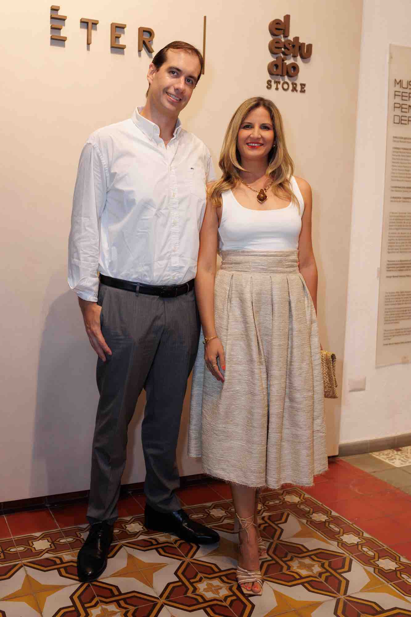 Diego Garcés y Patricia Santana.&nbsp;