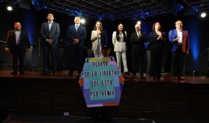 Comienza el primer debate en Venezuela entre precandidatos presidenciales de la oposición