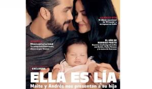 Ella es Lía; Maite Perroni presenta la primera imagen del rostro de su bebé