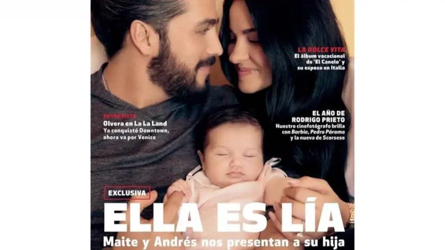 Ella es Lía; Maite Perroni presenta la primera imagen del rostro de su bebé
