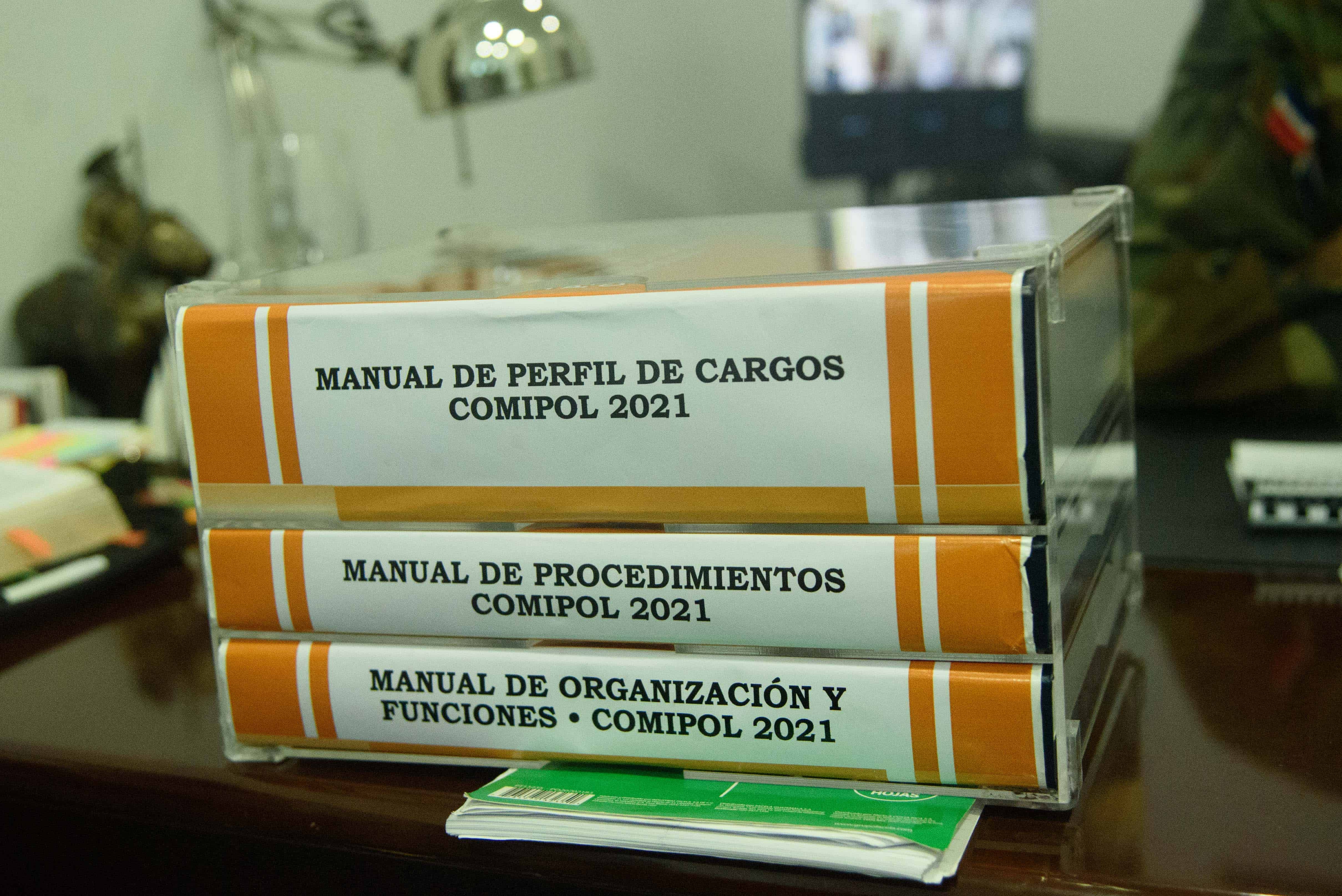 Parte de los registros y manual de operatividad. 