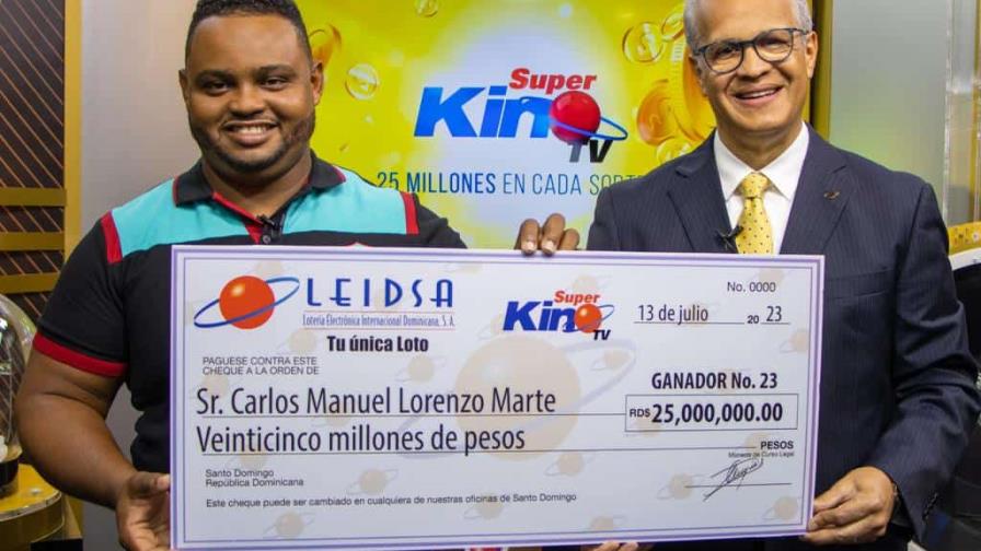 Joven herrero se gana 25 millones de pesos por el Súper Kino TV