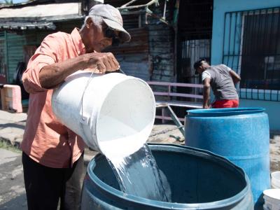 Acueducto se desploma y reduce agua a sectores de la capital