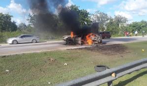Accidente en Autopista del Coral deja dos personas fallecidas y tres lesionadas
