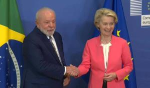 Lula dice que Brasil quiere profundizar discusión climática con la UE