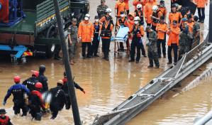 Las lluvias persisten en Corea del Sur y dejan ya 39 fallecidos