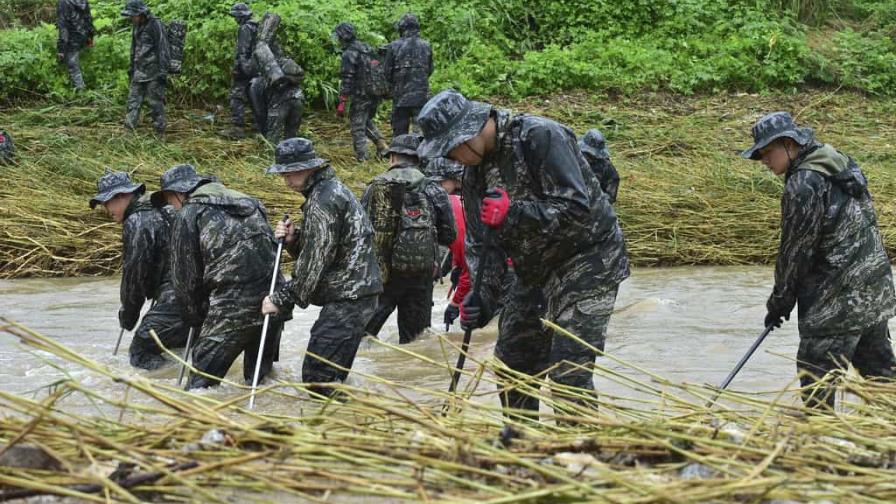 Corea del Sur suma 43 fallecidos por unas lluvias torrenciales que aún no dan tregua