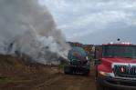 El humo del fuego en vertedero de Puerto Plata afecta a conductores El humo del fuego en vertedero de Puerto Plata afecta a conductores