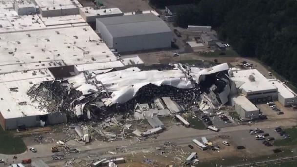 Tornado daña planta de Pfizer en Carolina del Norte