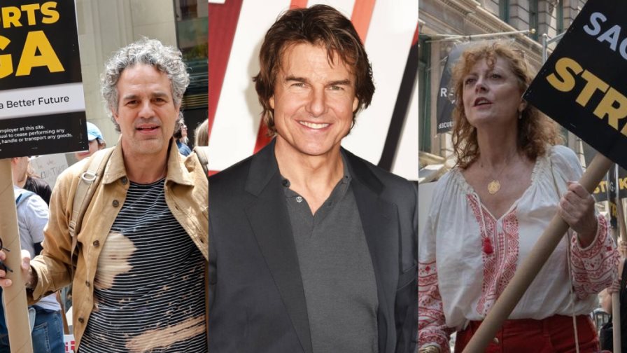 Tom Cruise, Mark Ruffalo o Susan Sarandon, combativas estrellas de la huelga de Hollywood