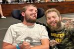 Post Malone cumple con su promesa y se reúne con fanático que sufrió hemorragia cerebral Post Malone cumple con su promesa y se reúne con fanático que sufrió hemorragia cerebral