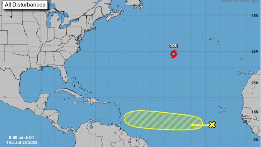 Se forma onda tropical en el Atlántico; Onamet monitorea su desarrollo Se forma onda tropical en el Atlántico; Onamet monitorea su desarrollo
