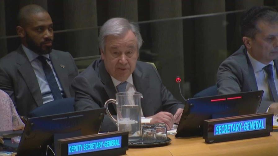 Jefe de la ONU insta a repensar sobre la paz y menciona riesgos de inteligencia artificial