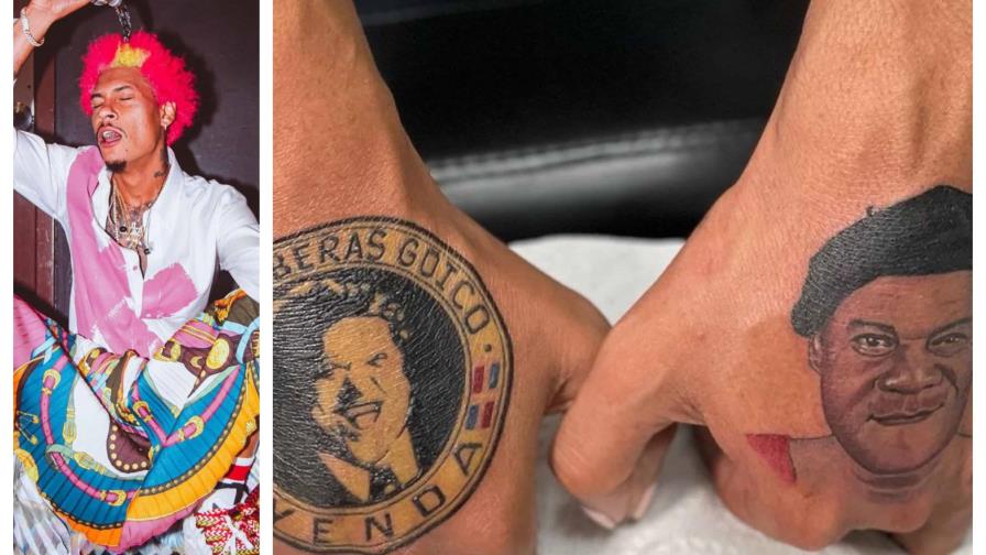 Kiko El Crazy rinde homenaje a Freddy Beras Goico y Luisito Martí con tatuajes de sus rostros