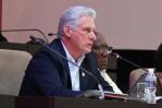 Presidente de Cuba acusa a Estados Unidos de asfixiar a la isla