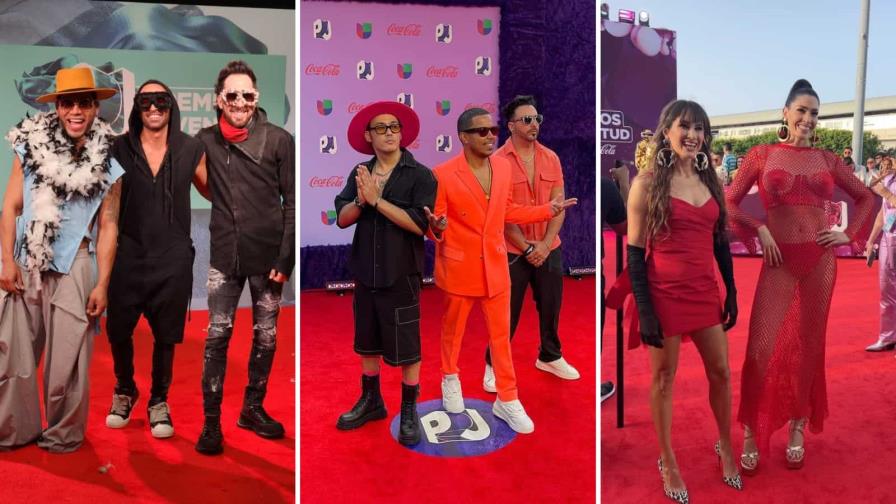 Así fueron las figuras dominicanas e internacionales a la alfombra roja de Premios Juventud 2023