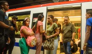 Falla técnica en el Metro de Santo Domingo obligó a evacuar pasajeros de tren