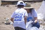 Realizan jornada de limpieza en Playa Montesinos