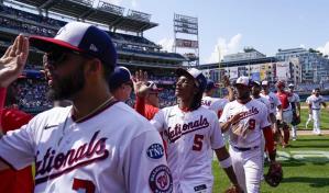 Thomas se roba 4 bases y los Nacionales vencen a Gigantes para barrer por primera vez en dos años