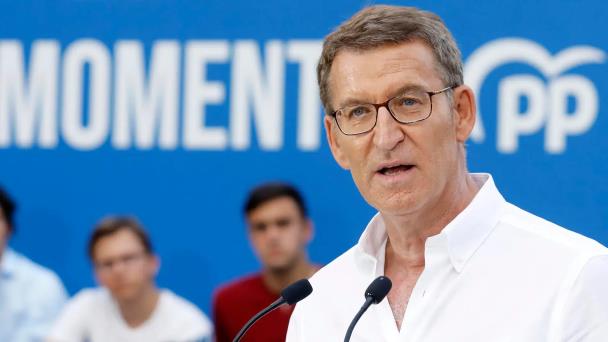 El líder conservador español, Alberto Núñez Feijóo, quiere intentar formar gobierno