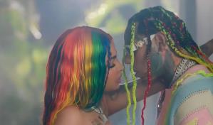 Yailin y Tekashi se besan en una nueva colaboración