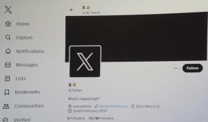 Twitter reemplaza el logo del pájaro azul por una “X”