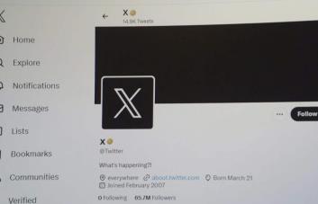 Twitter reemplaza el logo del pájaro azul por una “X”