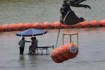 Washington y Texas discuten sobre las boyas antimigrantes