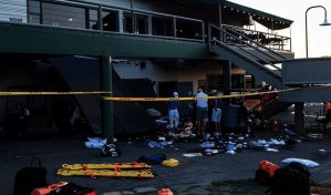 Más de 30 heridos al derrumbarse una terraza en un club de campo de Montana